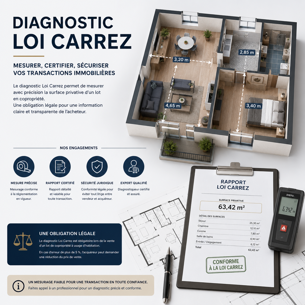 ALTITUDE DIAGNOSTICS - Diagnostic Loi Carrez